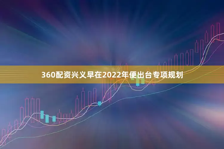 360配资兴义早在2022年便出台专项规划