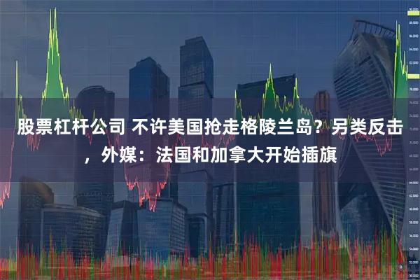 股票杠杆公司 不许美国抢走格陵兰岛？另类反击，外媒：法国和加拿大开始插旗